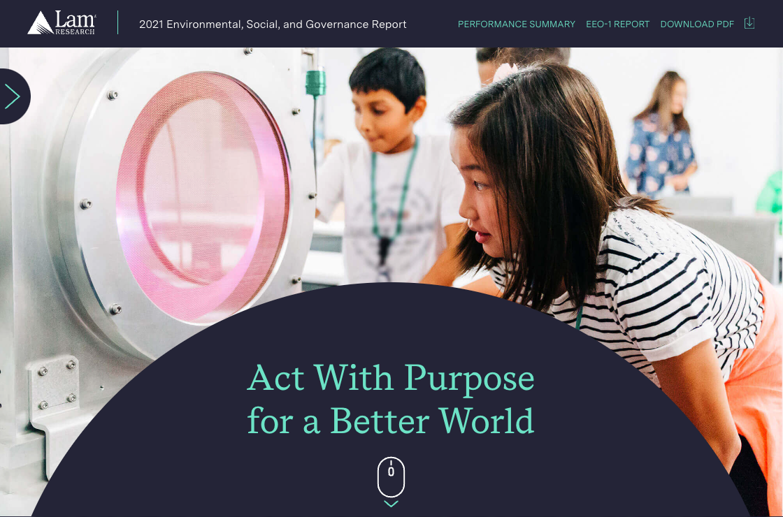 Lam Research 2021 ESG Report